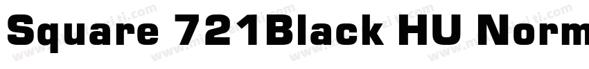 Square 721Black HU Normal字体转换